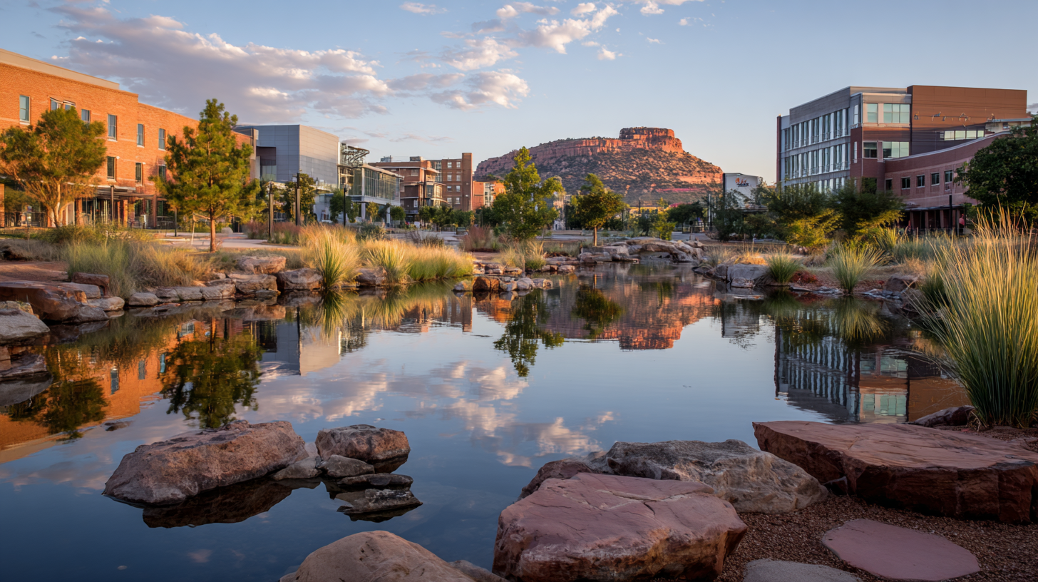 Flagstaff mountain city view