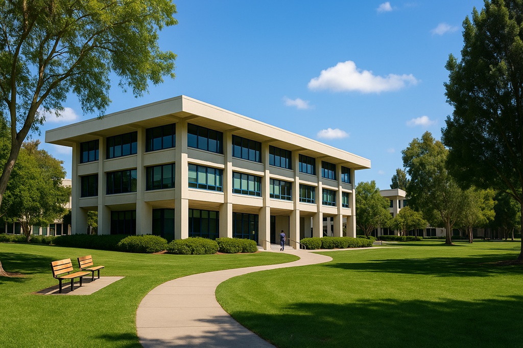 Irvine business district and parks