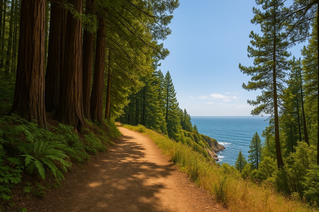 UC Santa Cruz campus in the redwoods